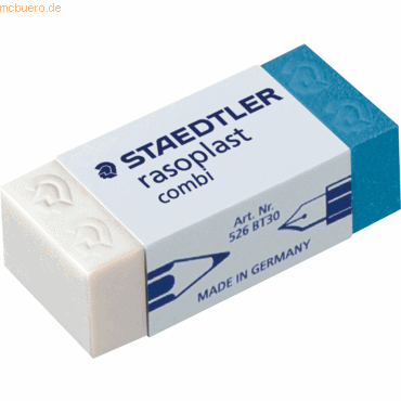 30 x Staedtler Radierer rasoplast combi 43x19x13mm von Staedtler