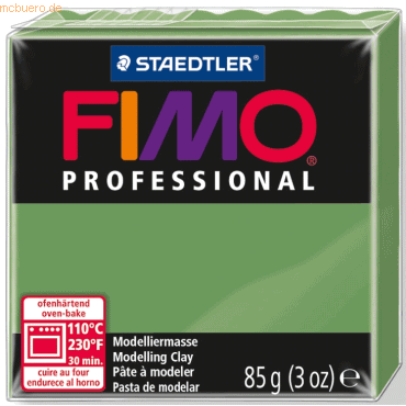 Staedtler Modelliermasse Fimo Professional blattgrün 85g von Staedtler