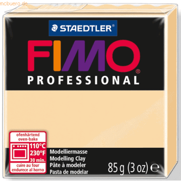 4 x Staedtler Modelliermasse Fimo Professional champagner 85g von Staedtler