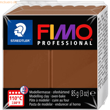 4 x Staedtler Modelliermasse Fimo professional Kunststoff 85 noisette von Staedtler