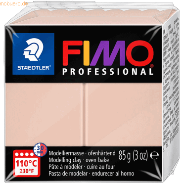 4 x Staedtler Modelliermasse Fimo professional Kunststoff 85g rose von Staedtler