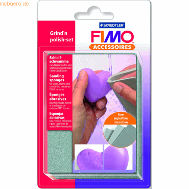 Staedtler Fimo accessoires Schleifschwamm-Set von Staedtler