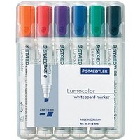 STAEDTLER Lumocolor Whiteboard-Marker farbsortiert 2,0 - 5,0 mm, 6 St. von Staedtler