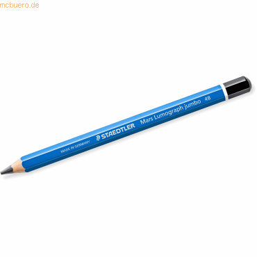 6 x Staedtler Bleistift Mars LumographJumbo 4B blau von Staedtler