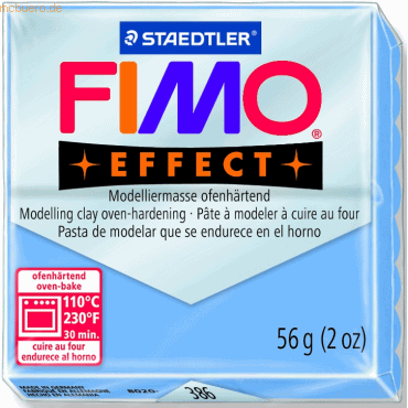 6 x Staedtler Modelliermasse Fimo effect Kunststoff 56 g blauachat Nor von Staedtler