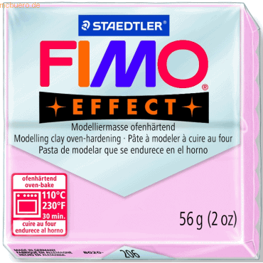 6 x Staedtler Modelliermasse Fimo effect Kunststoff 56 g rosenquarz No von Staedtler