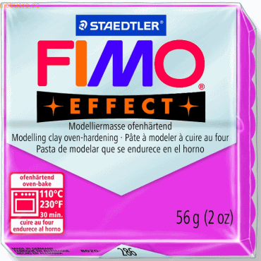 Staedtler Modelliermasse Fimo effect Kunststoff 56 g rubinquarz Normal von Staedtler