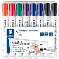 STAEDTLER 351 B WP8X Whiteboard-Marker farbsortiert 2,0 - 5,0 mm, 8 St. von Staedtler