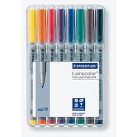 STAEDTLER Lumocolor Folienstifte-Set farbsortiert non-permanent 8 St. von Staedtler