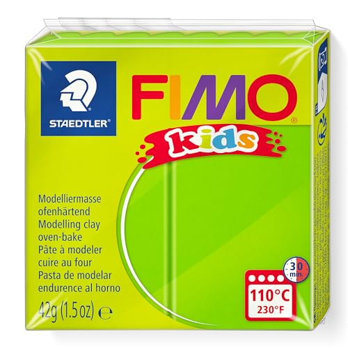 FIMO kids Modelliermasse, ofenh rtend, hellgr¸n, 42 g VE = 1 von Staedtler