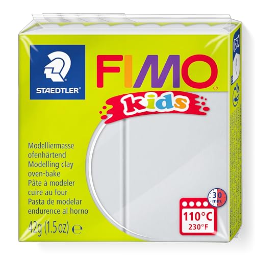 FIMO kids Modelliermasse, ofenh‰rtend, hellgrau, 42 g VE = 1 von Staedtler