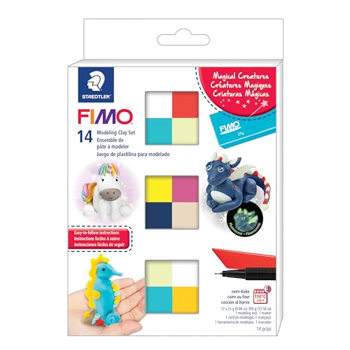 Fimo Professional Soft Polymer Clay 14/Pkg-Magical Creatures von Staedtler