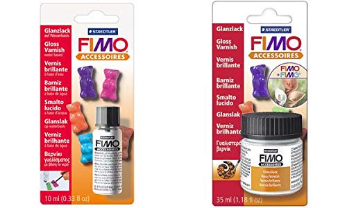 Glanzlack Fimo 35ml STAEDTLER 870401BK 4006608003302 8704 01 von Staedtler