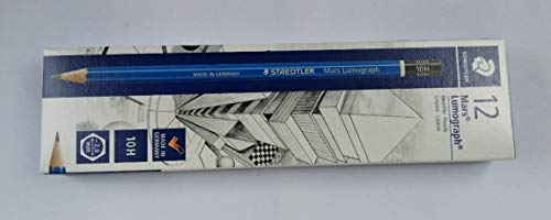 Grafitstift Mars Lumograph 100, Graphit 10H Staedtler 100-10H von Staedtler