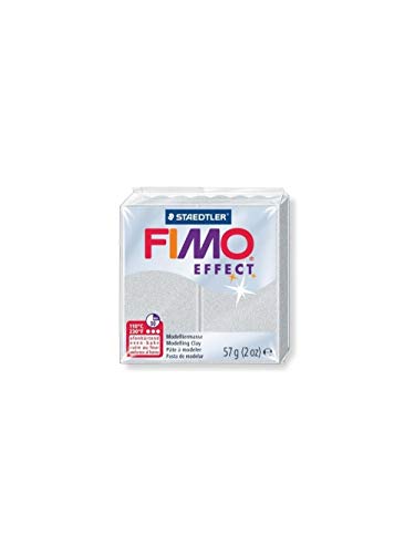 Modelliermasse Fimo effect silber metallic, 57g von Staedtler