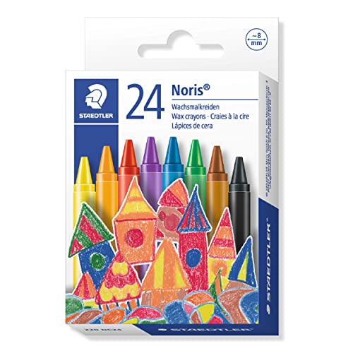 STAEDTLER 220 NC24 - Noris Club Wachsmalkreide, 24 Stück im Etui von Staedtler