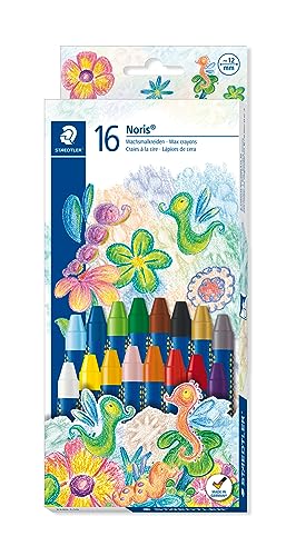 STAEDTLER 2240 C16 - Noris Club Wachsmalkreide 16 Stück Etui von Staedtler