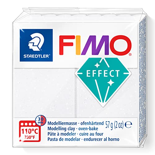 STAEDTLER 8010-002 ST Modelliermasse, FIMO Effect 57g Galaxy White, Standard von Staedtler