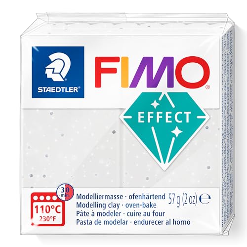 STAEDTLER 8010-003 ST Modelliermasse, Mod.Masse Fimo Effect weiß Granit, Standard von Staedtler