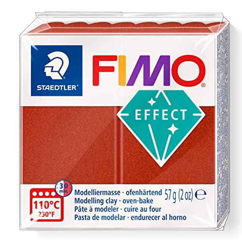 STAEDTLER 8010-27 ST Effekt Modelliermasse, FIMO Effect 57g metallic Copper, Standard von Staedtler