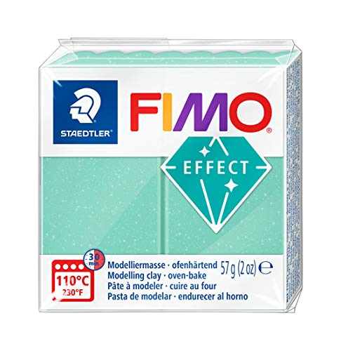 STAEDTLER 8020-506 ST 8020-506 - Fimo Effect Normalblock, 57 g, jade, 1 Packung von Staedtler