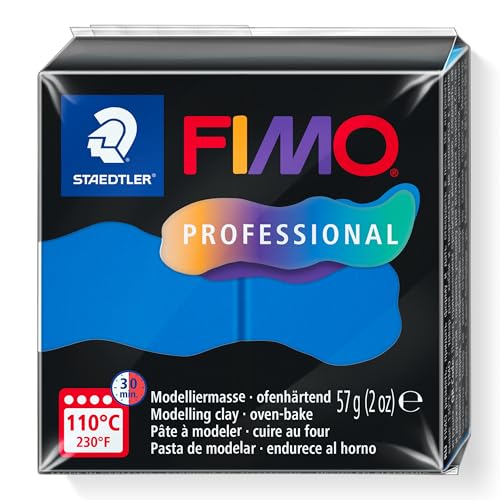 STAEDTLER 8040-300 ST, Modelliermasse Fimo Prof 57g blau, Standard von Staedtler