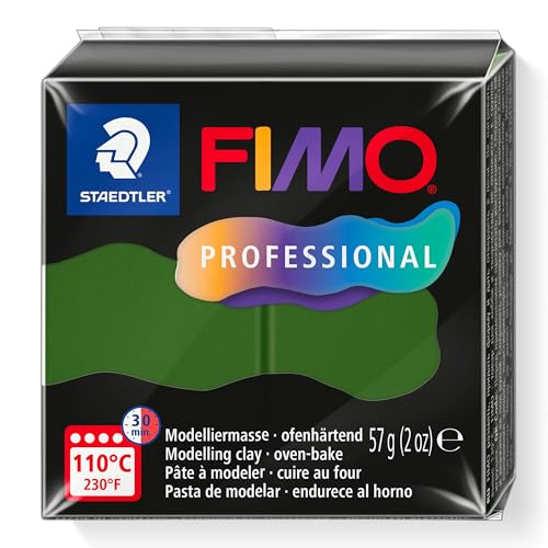 STAEDTLER 8040-57 ST, Modelliermasse Fimo Prof 57g blattgrün, Standard von Staedtler