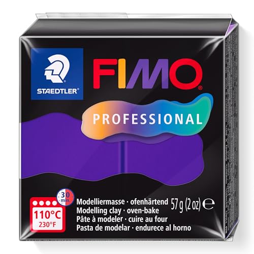 STAEDTLER 8040-6 ST, Modelliermasse Fimo Prof 57g lila, Standard von Staedtler