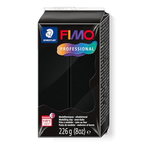 STAEDTLER 8042-9 ST, Modelliermasse Fimo Prof 226g schwarz, Standard von Staedtler