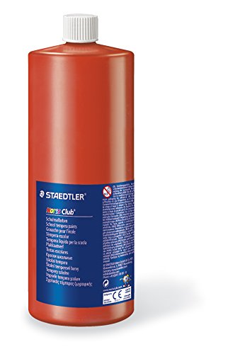 STAEDTLER 8850 Noris Club Schulmalfarbe, 1000 ml, rot von Staedtler