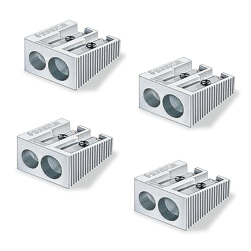 STAEDTLER Double Hole Quality Aluminium Pencil Sharpener (4) von Staedtler