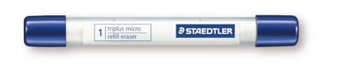 STAEDTLER Radierer, Ersatzradierer triplus Druckbleistifte 774, Röhrchen mit 3 Ersatzradierer, 77 R56 von Staedtler