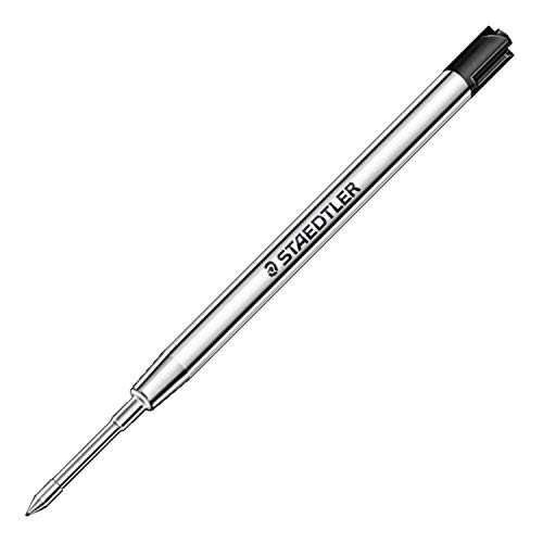 STAEDTLER Kugelschreiber-Großraummine G2-Format, schwarz, Linienbreite F, 458 F-9, 1 Stück (1er Pack) von Staedtler