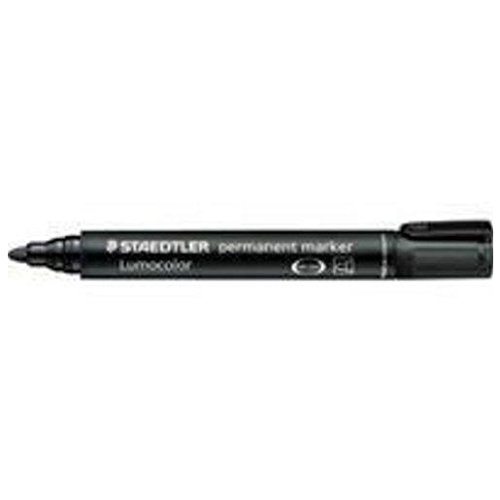 STAEDTLER Lumocolor 352 Permanentmarker 6 Stück schwarz Spitze Ogive von Staedtler