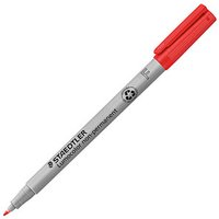 STAEDTLER Lumocolor Folienstift rot 0,6 mm non-permanent von Staedtler