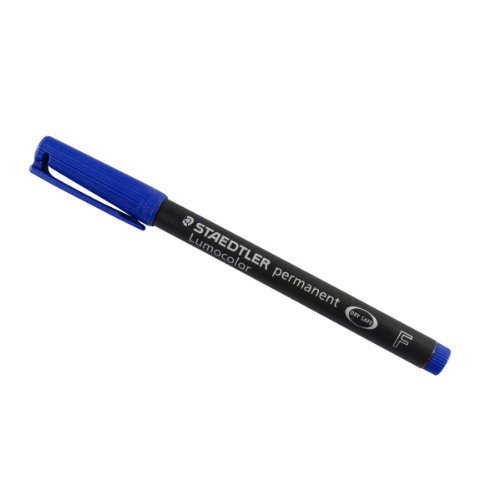 STAEDTLER Lumocolor Permanent-Marker 318F, blau von Staedtler