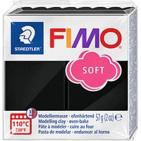 STAEDTLER Modelliermasse FIMO® soft schwarz von Staedtler