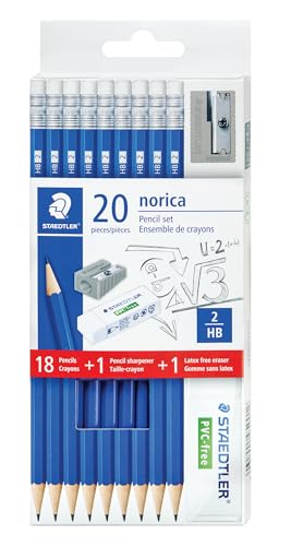 STAEDTLER Norica Pencil, Eraser, Sharpener Pack von Staedtler