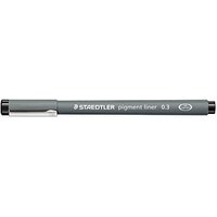 STAEDTLER pigment liner 308 Fineliner schwarz 0,3 mm, 1 St. von Staedtler