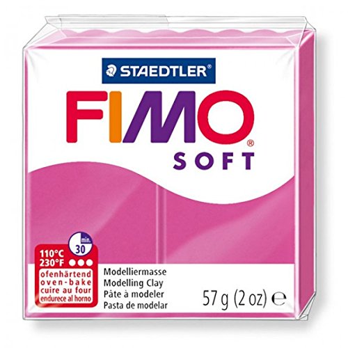 Staedtler© Modelliermasse FIMO© soft - 57 g, himbeere von Staedtler