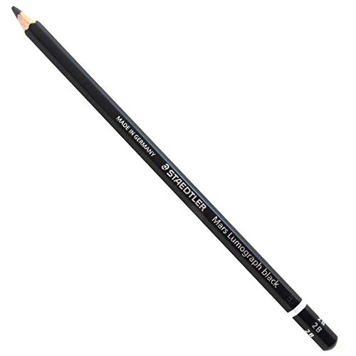 Staedtler 100B-4B Bleistift Mars Lumograph black, Härtegrad: 4B von Staedtler