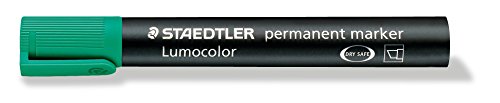 Staedtler 350-5 Permanentmarker Lumocolor, nachfüllbar, grün von Staedtler