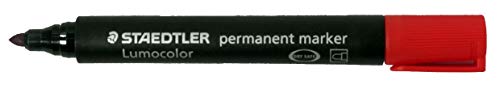 Staedtler 352-2 Lumocolor Permanent Marker, rot von Staedtler