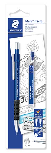 STAEDTLER 7757BK25DA - Druckbleistift + Minen 0,7 Blister von Staedtler