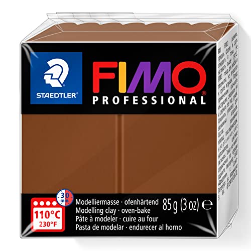 STAEDTLER 8004-78 ST Modelliermasse, FIMO Professional 85g Nougat, Standard von Staedtler