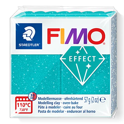 STAEDTLER 8010-392 ST Modelliermasse, FIMO Effect 57g Galaxy Turquoise, Standard von Staedtler