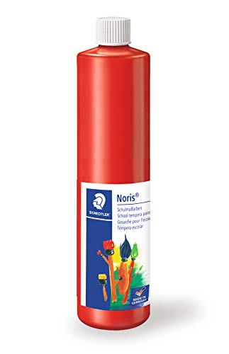 Staedtler 8851 Noris Club Schulmalfarbe, 500 ml, rot von Staedtler