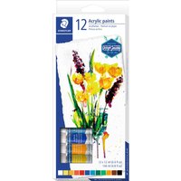 Staedtler Acrylfarben-Set, 12 Tuben von Staedtler