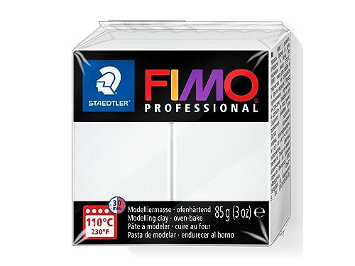 Staedtler FIMO® professional 8004 Ofenhärtende Modelliermasse (1, weiÃŸ von Staedtler