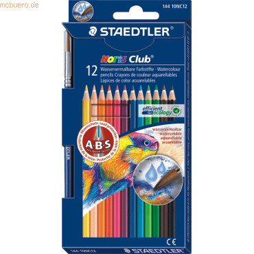 Staedtler Farbstift Noris Club aquarell 12-er Etui von Staedtler